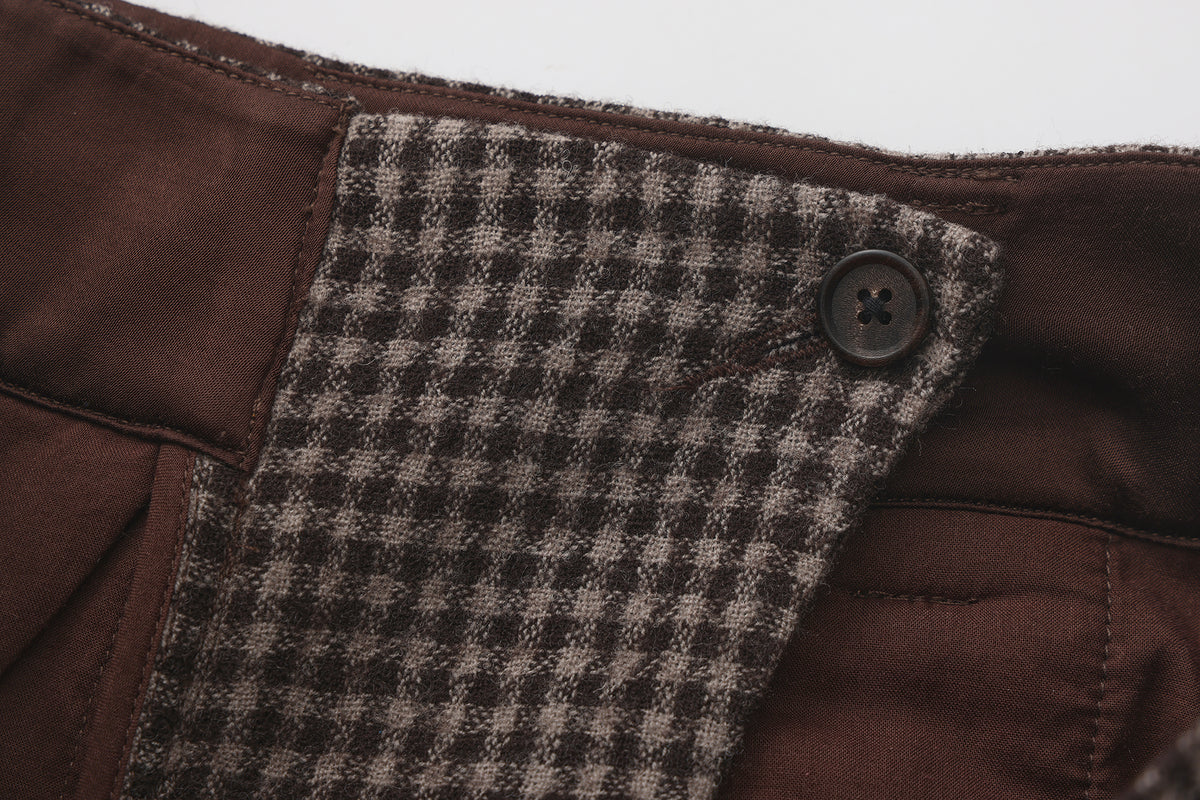 Plaid Wool Trousers