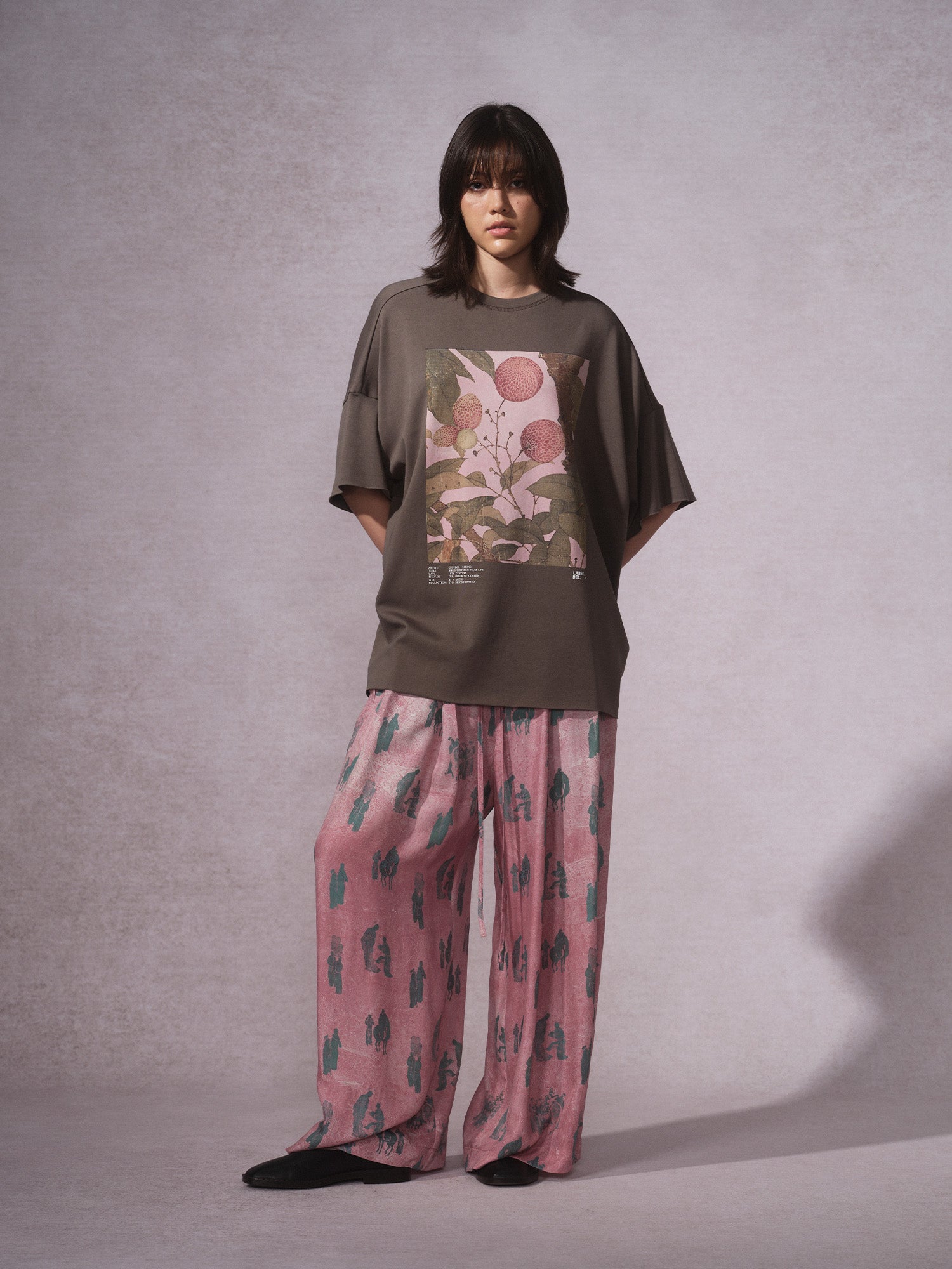 26SS 粉荔枝印花T恤1