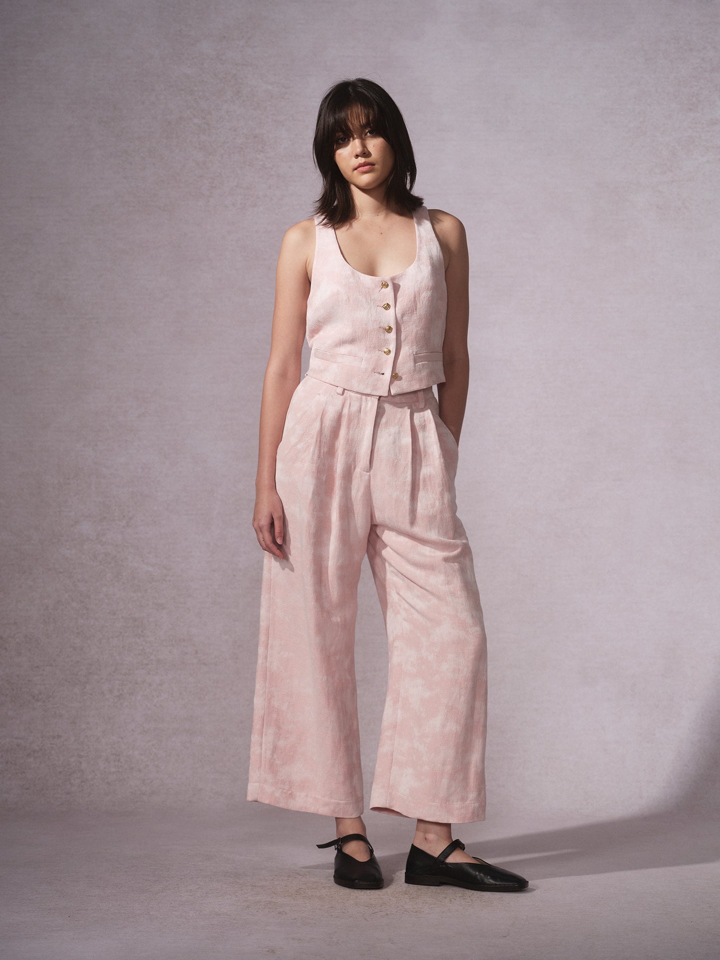 26SS 粉迷彩马甲1