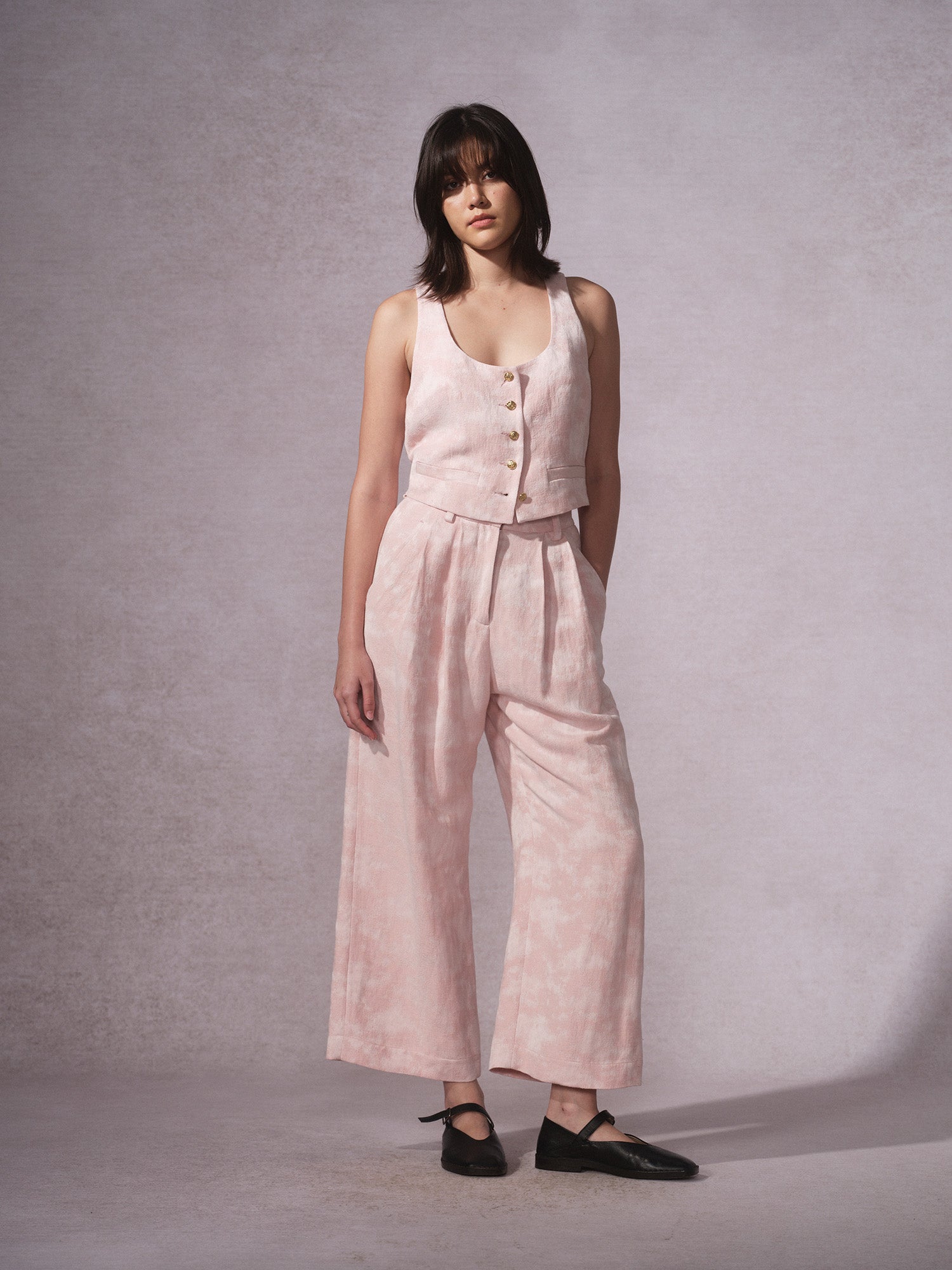 26SS 粉迷彩马甲1