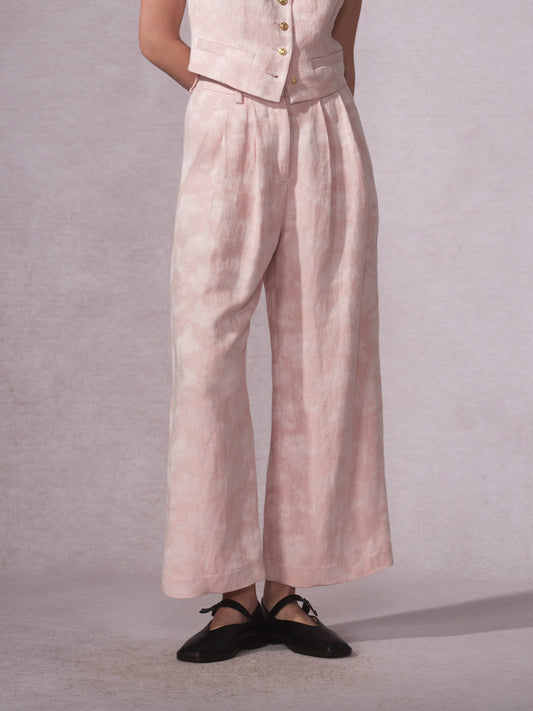 26SS 粉迷彩长裤0