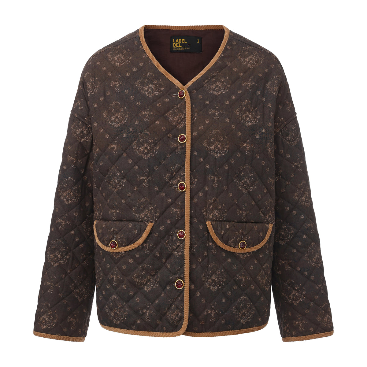 Reversible Printed Quilted Jacket 