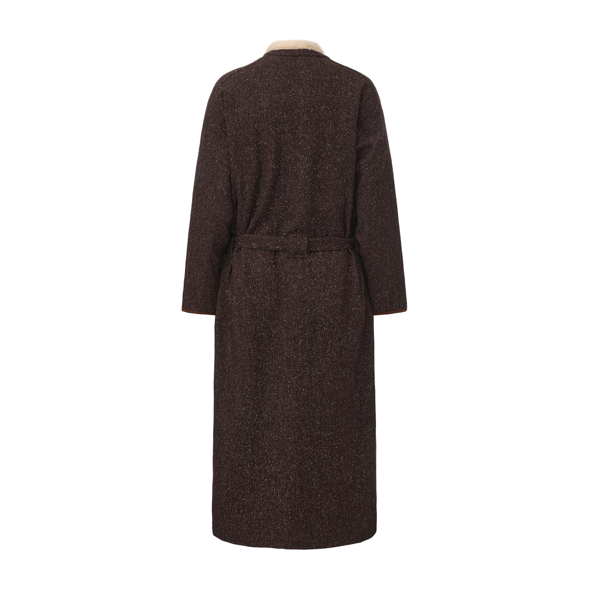 Reversible Wool Quilted Long Coat