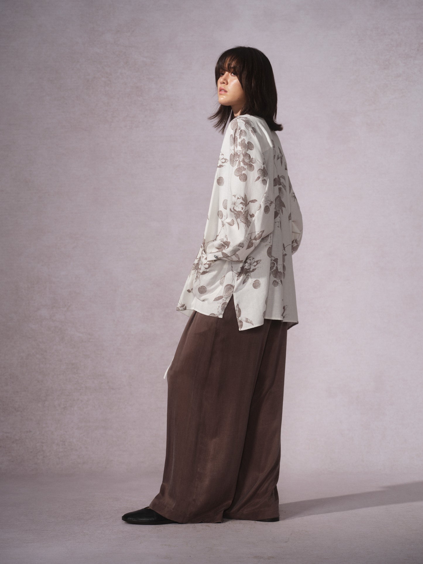 Linen Cotton Printed Kimono