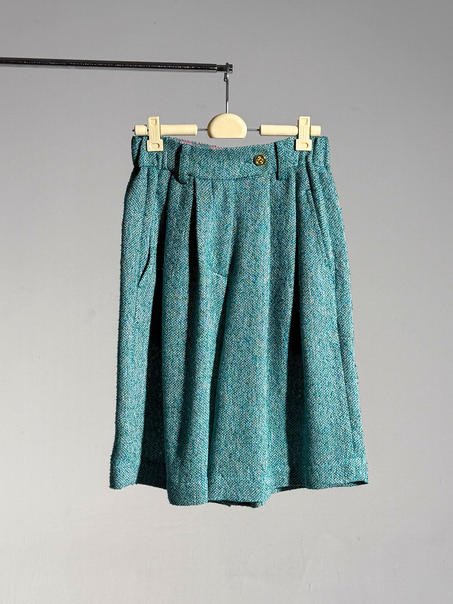 26SS 青麻短裤白底图