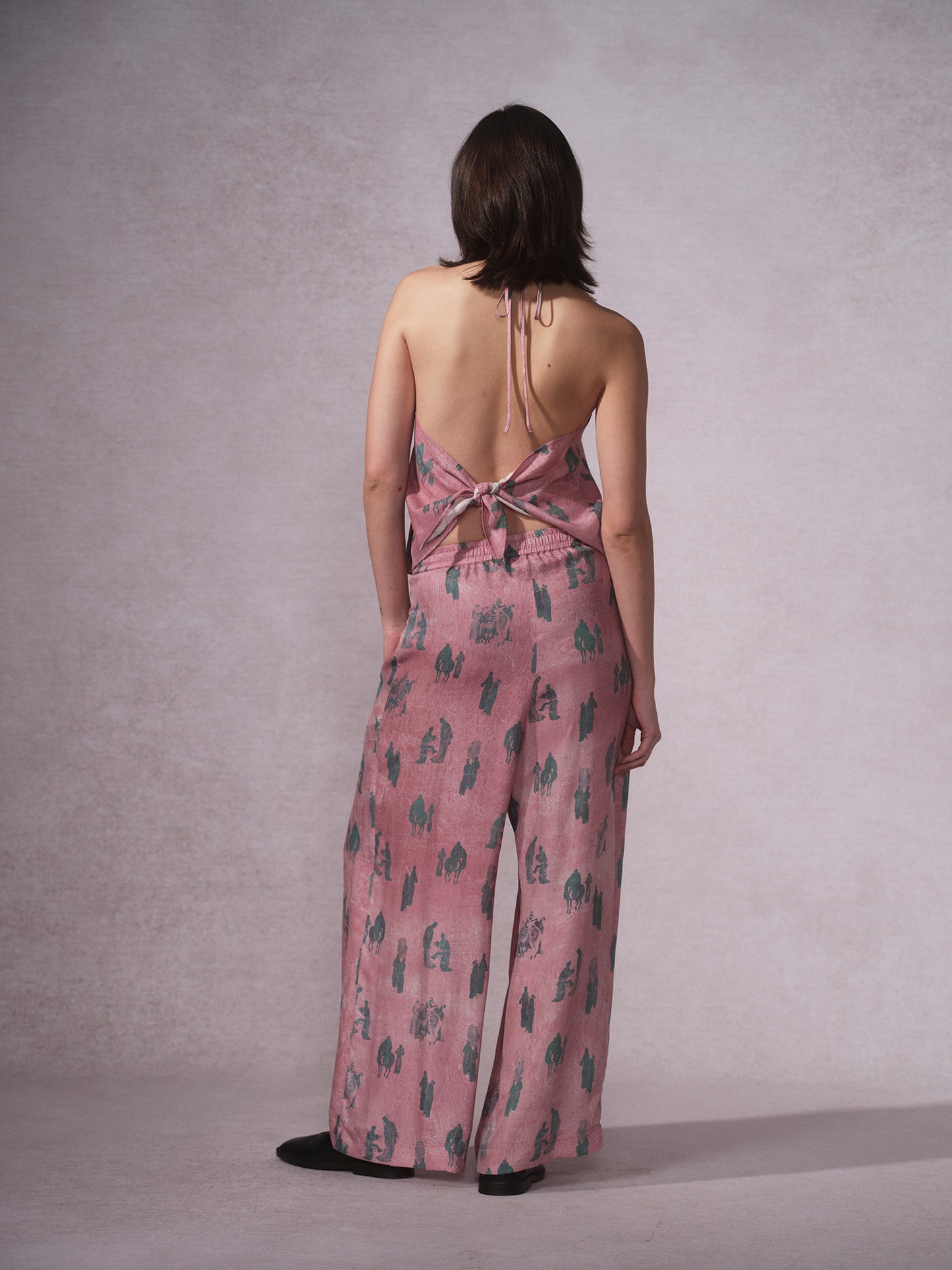 26SS 粉青铜印花铜氨挂脖抹胸4