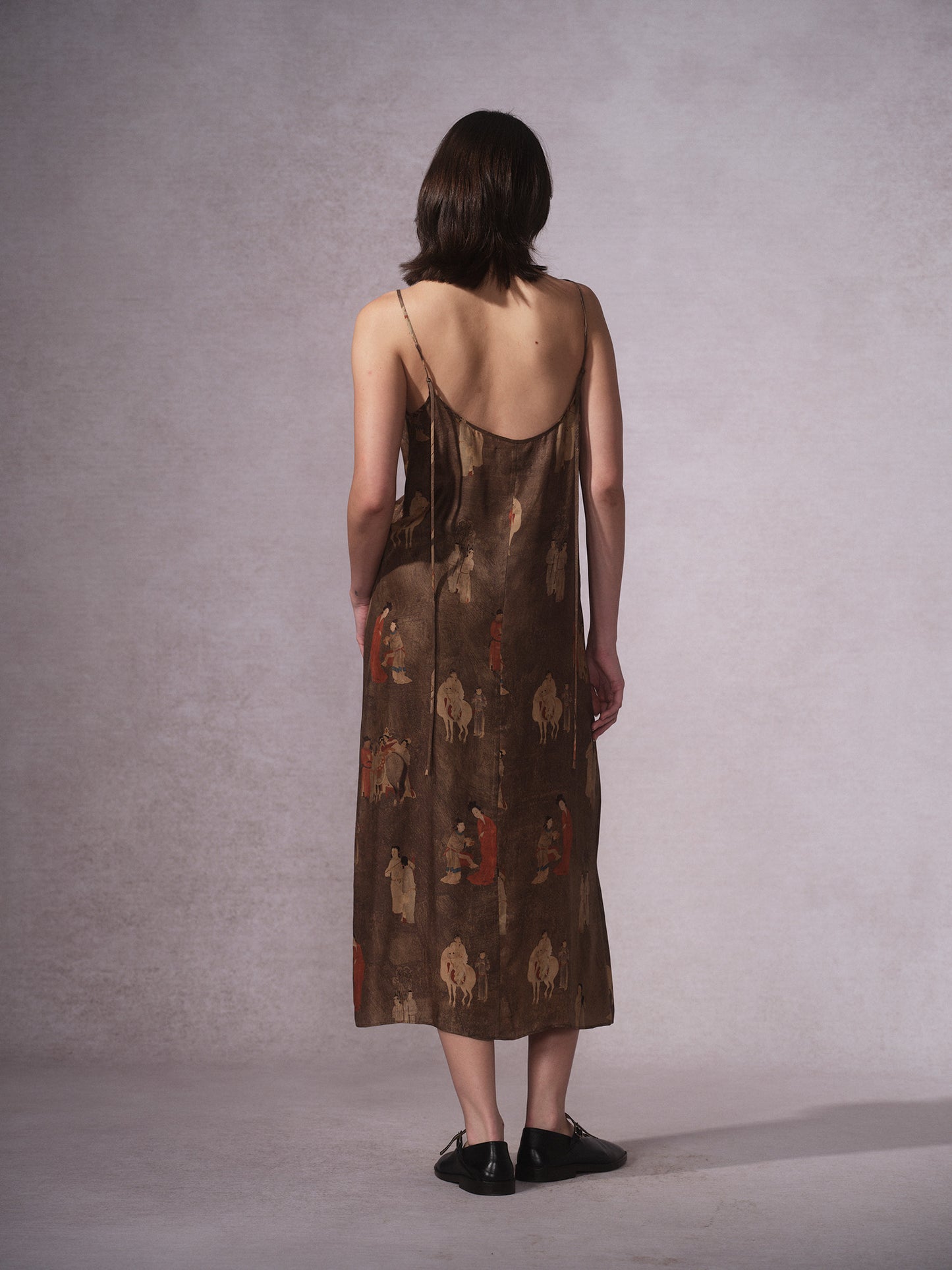 26SS 古铜人印花铜氨连衣裙4