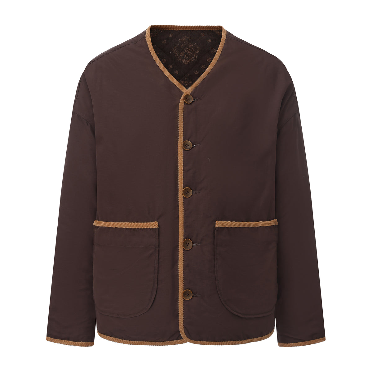 Reversible Printed Quilted Jacket 