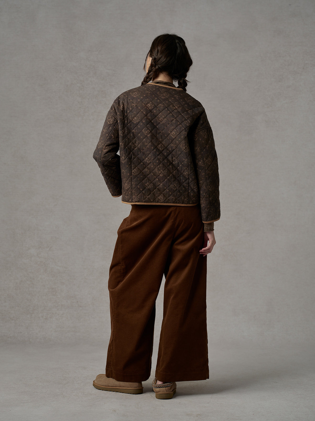 Reversible Printed Quilted Jacket 