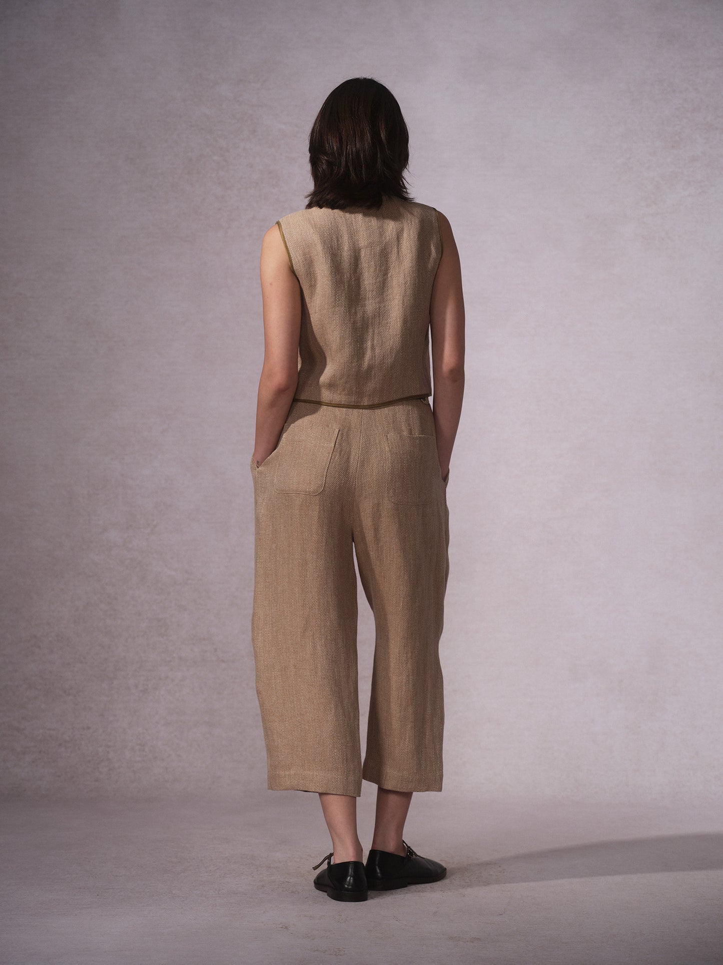 26SS 沉香黄麻马甲4