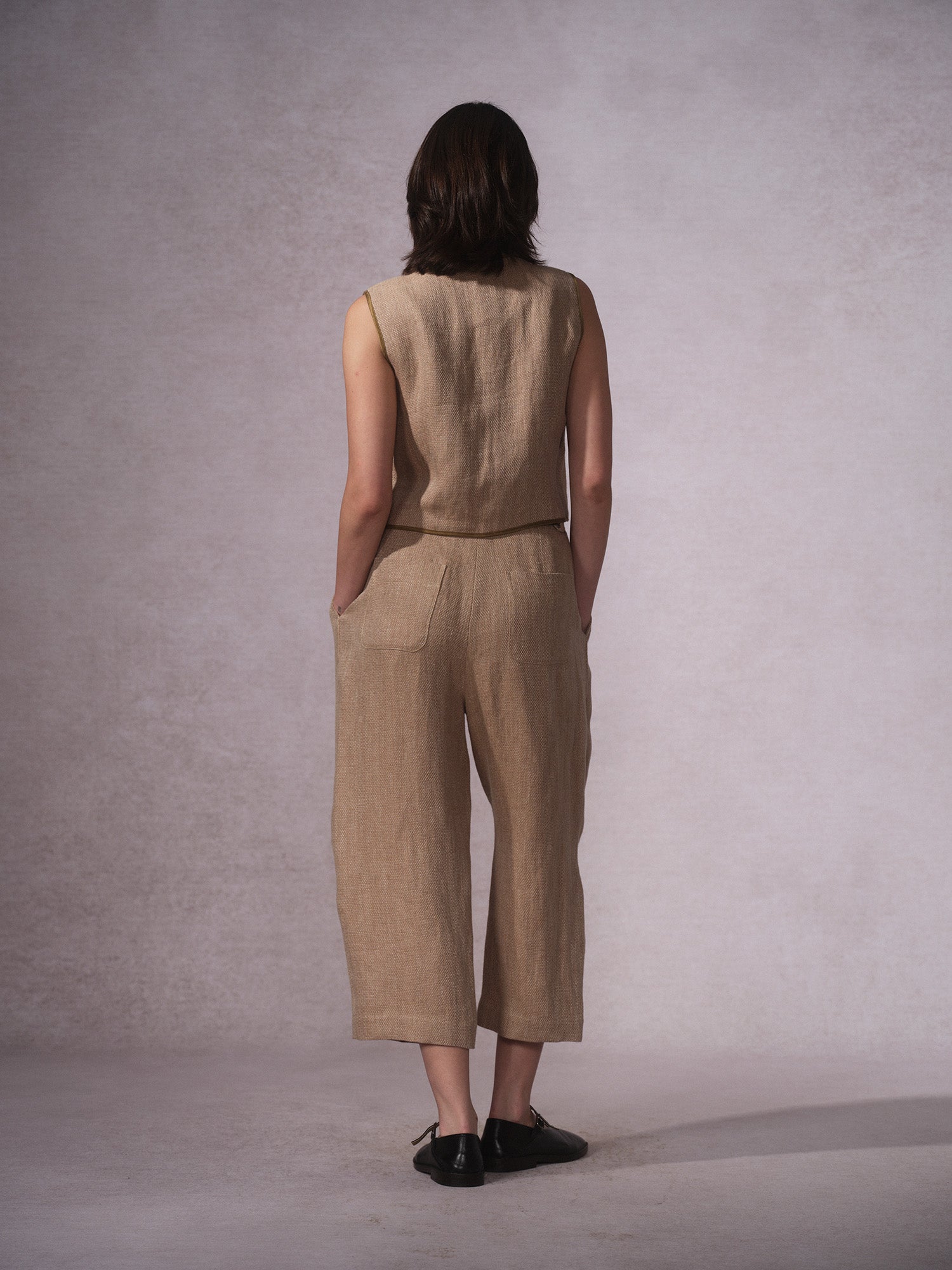 26SS 沉香黄麻马甲4