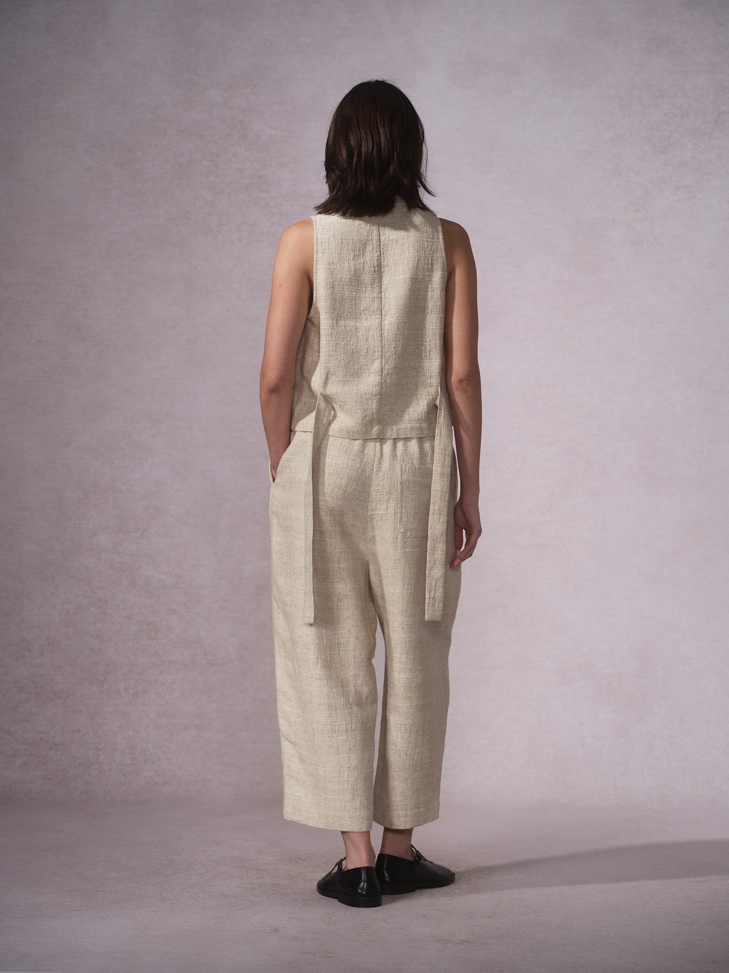 26SS 提花麻气球裤马甲4