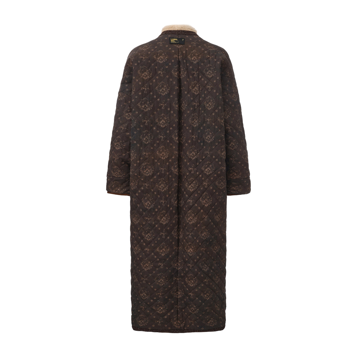 Reversible Wool Quilted Long Coat