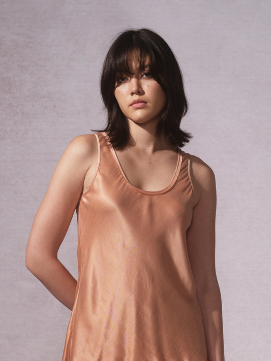 26SS 珊瑚粉铜氨棉背心0