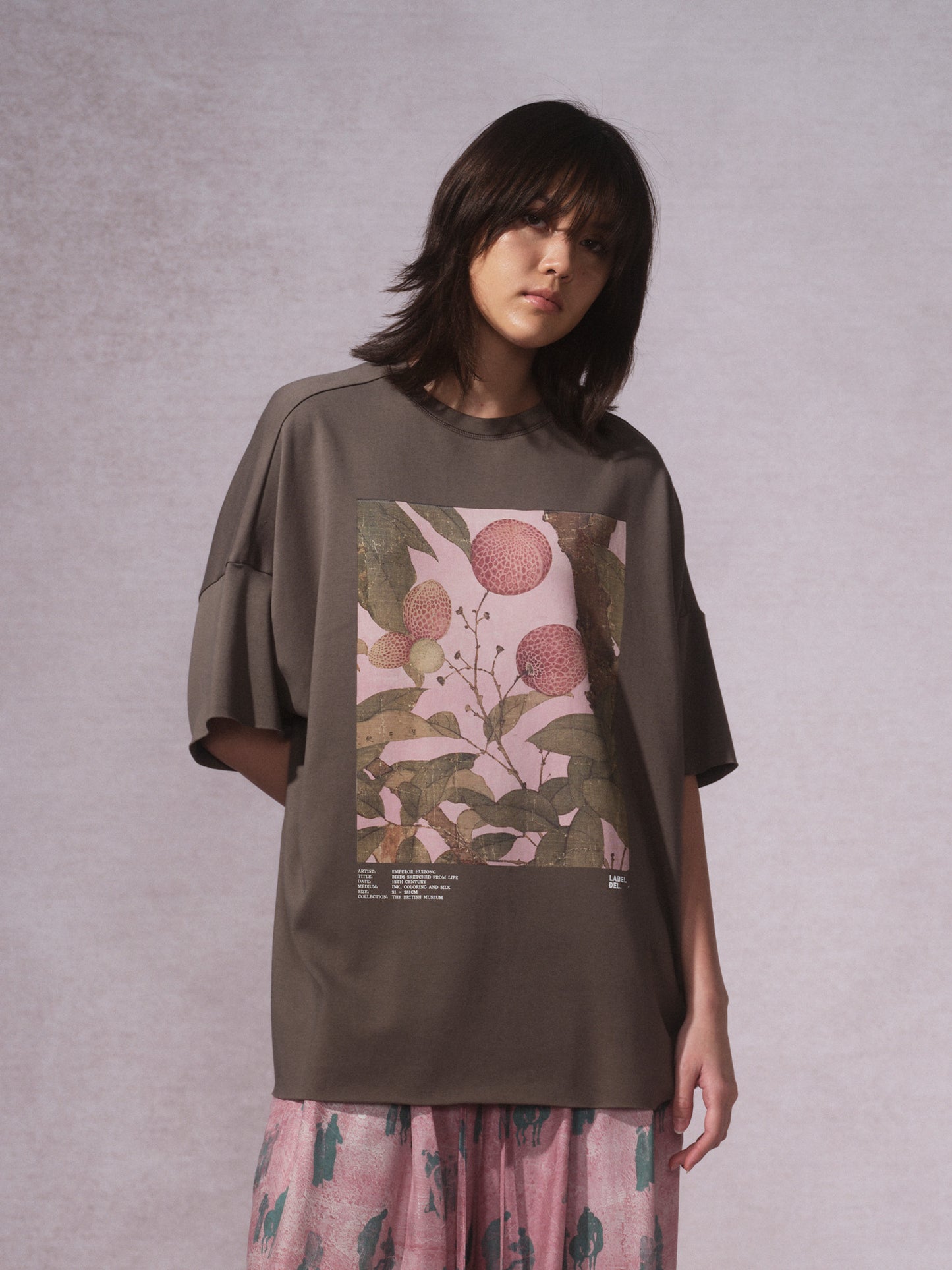 26SS 粉荔枝印花T恤0