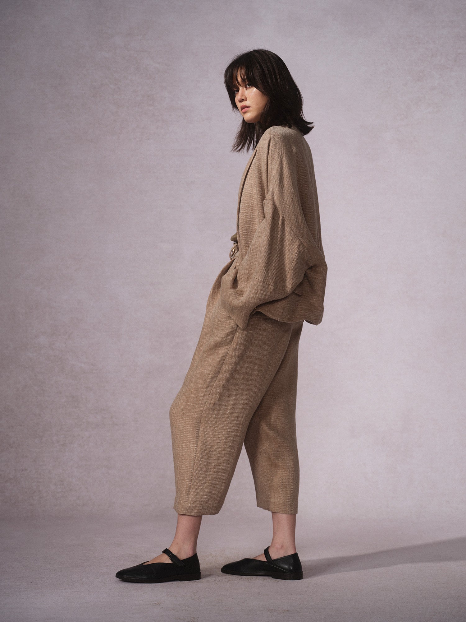 26SS 沉香黄麻西装4