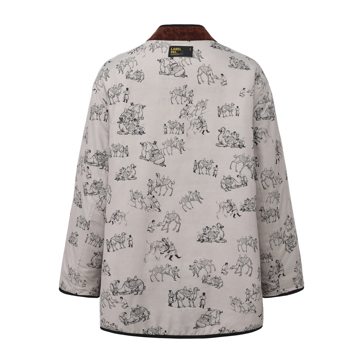 Reversible Printed Quilted Jacket 