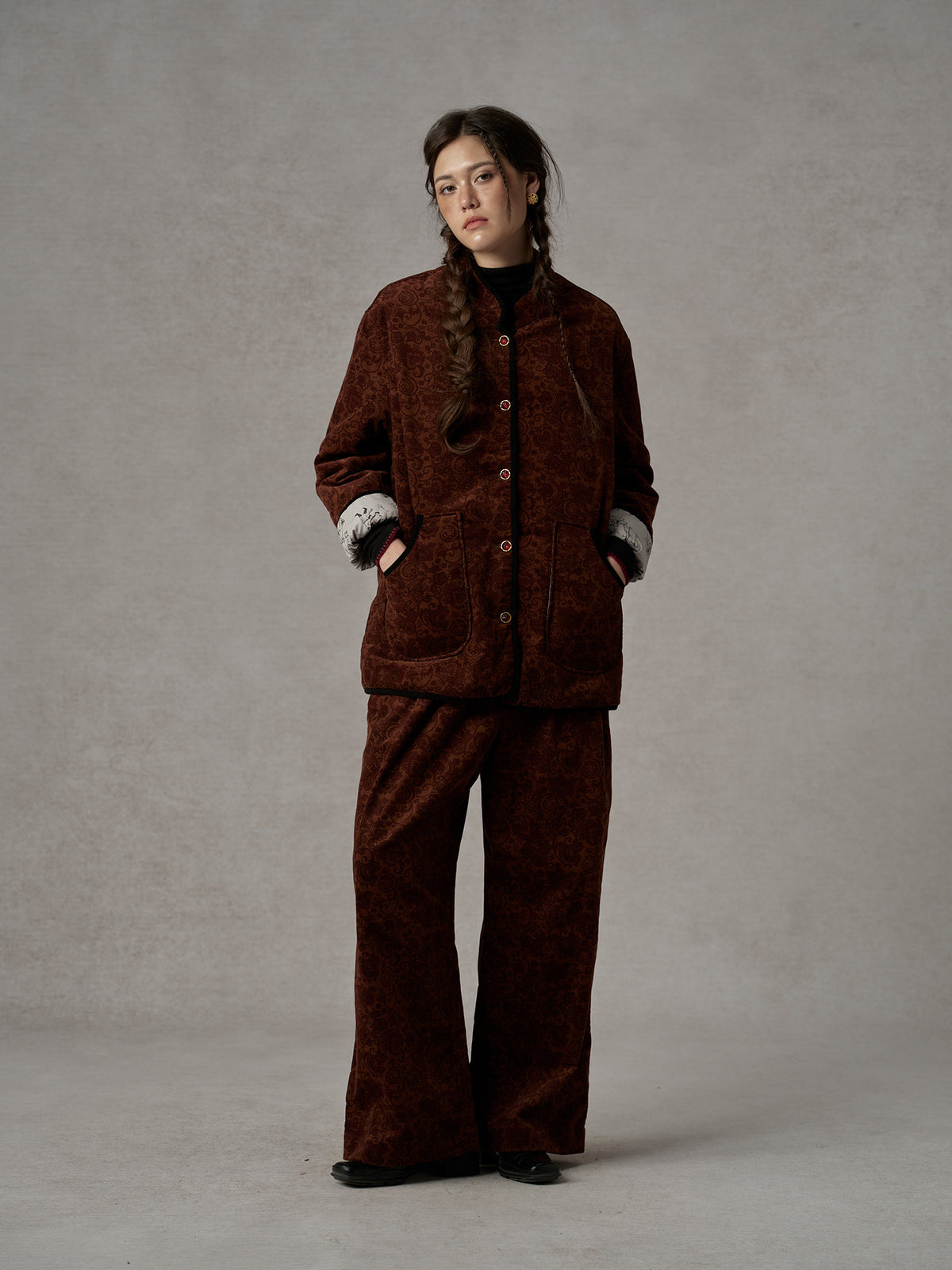 Reversible Printed Quilted Jacket 