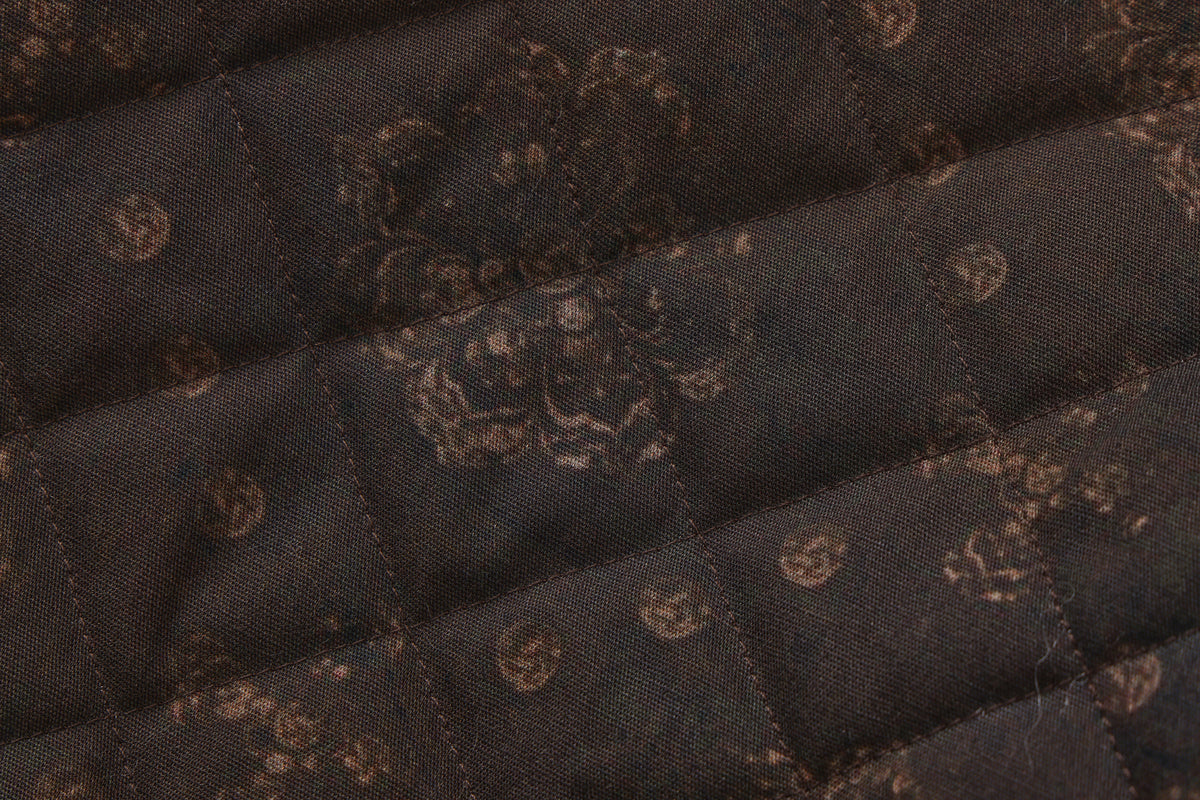 Reversible Wool Quilted Long Coat