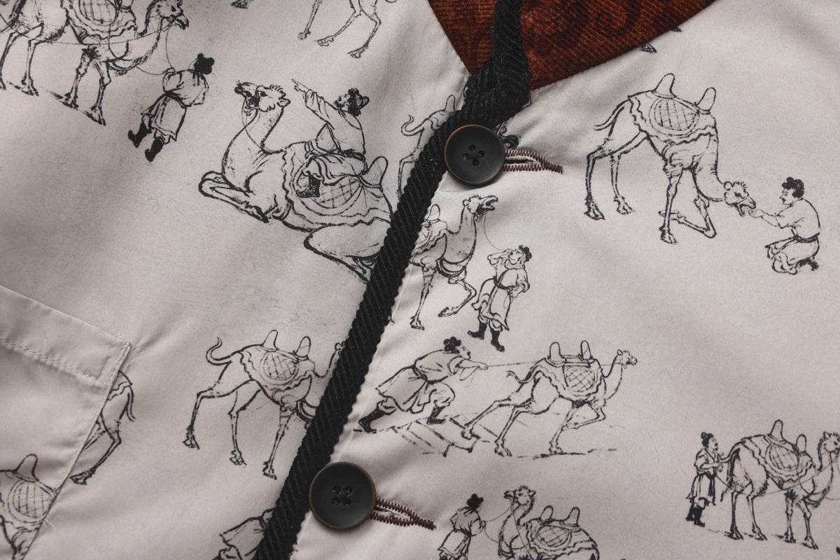Reversible Printed Quilted Jacket 