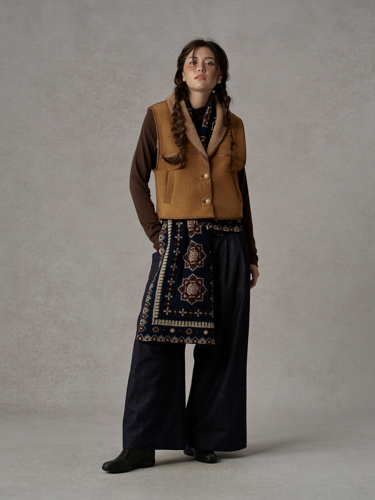Shearling Vest