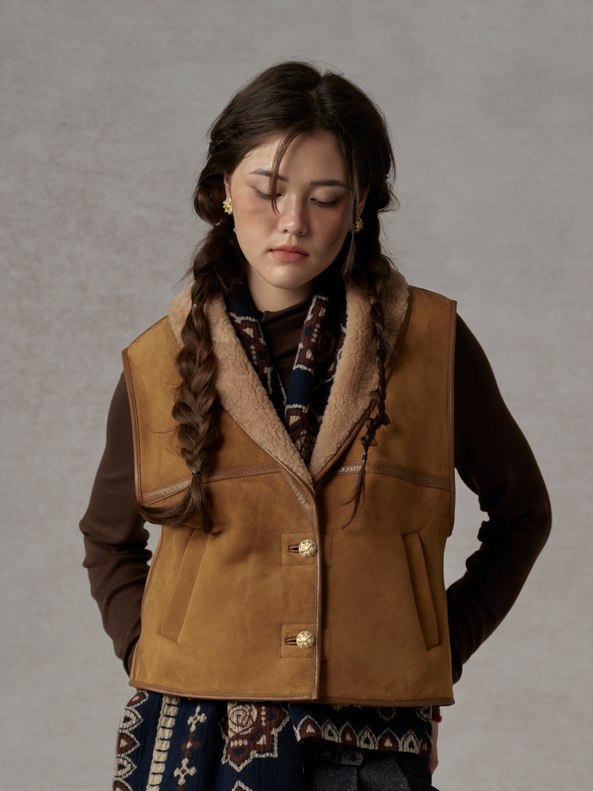 Shearling Vest