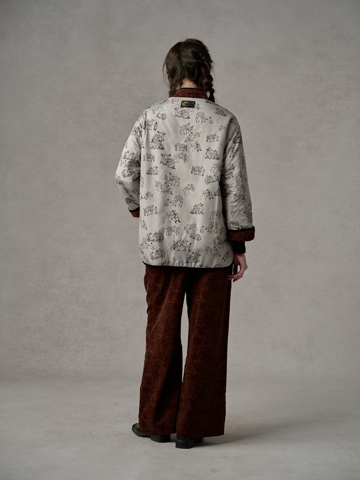 Reversible Printed Quilted Jacket 