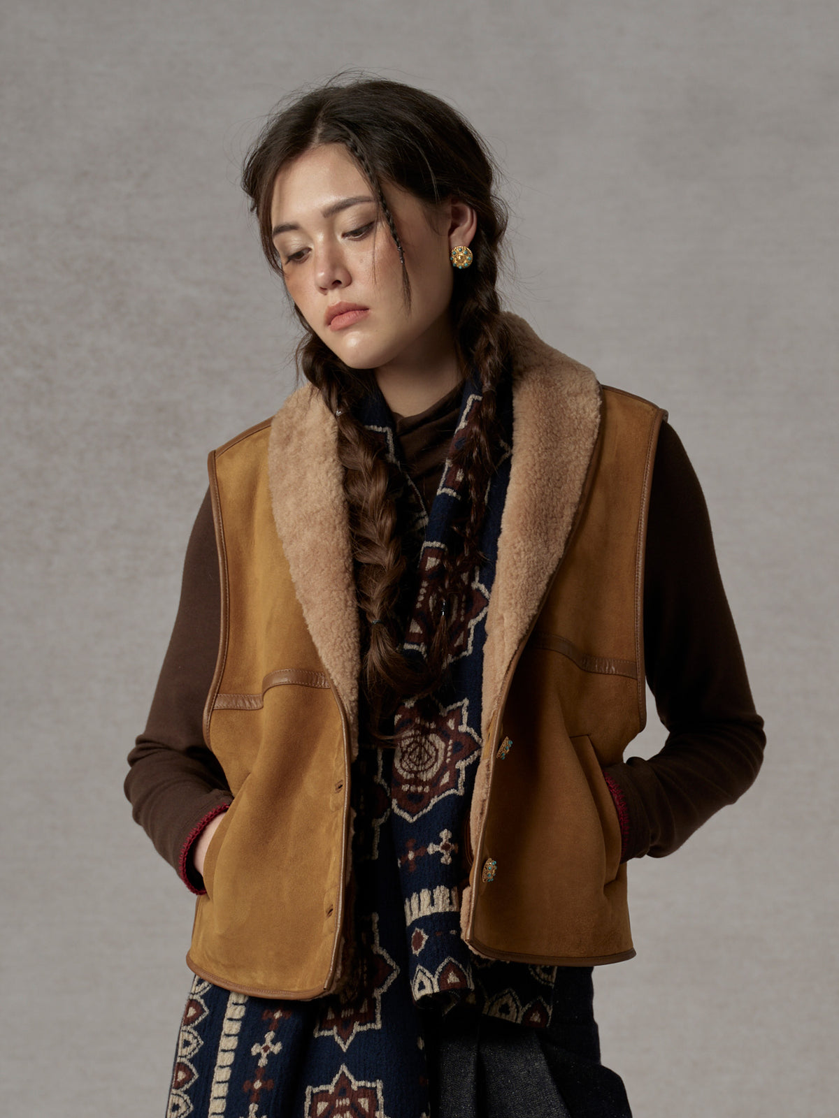Shearling Vest