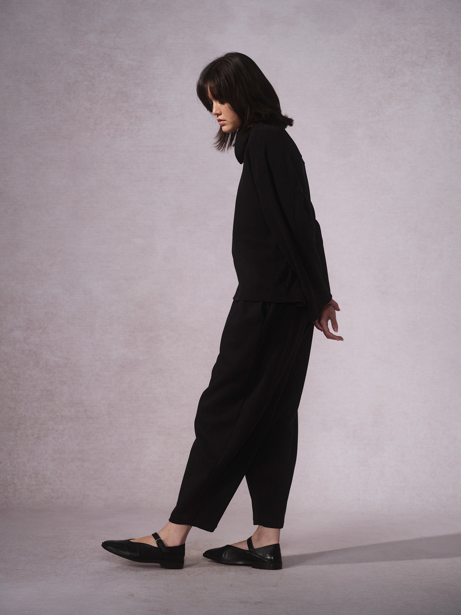 LABELDEL 25AW黑色高领卫衣 卫裤3