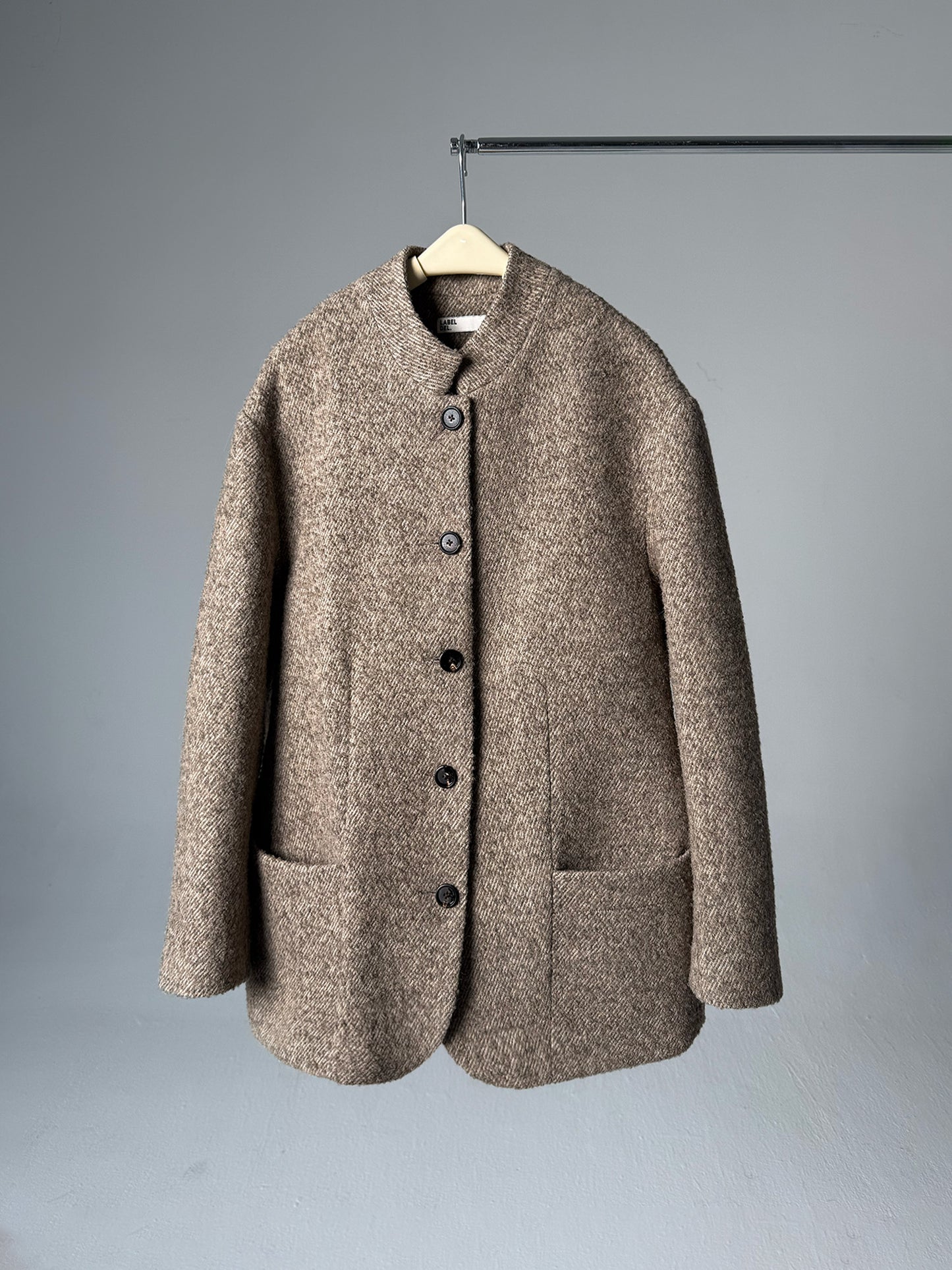 LABELDEL 25AW咖色羊毛夹克白底图