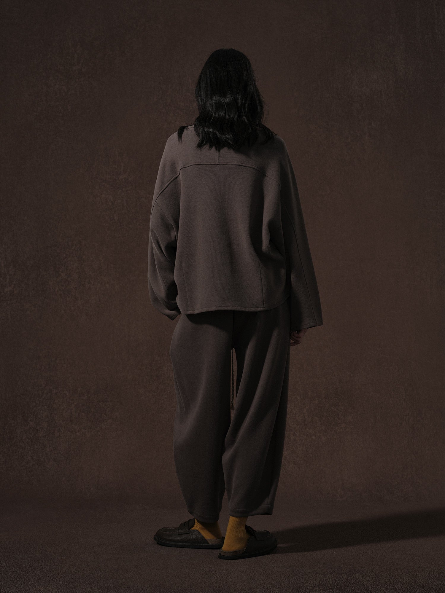 LABELDEL 25AW深灰高领卫衣 卫裤3