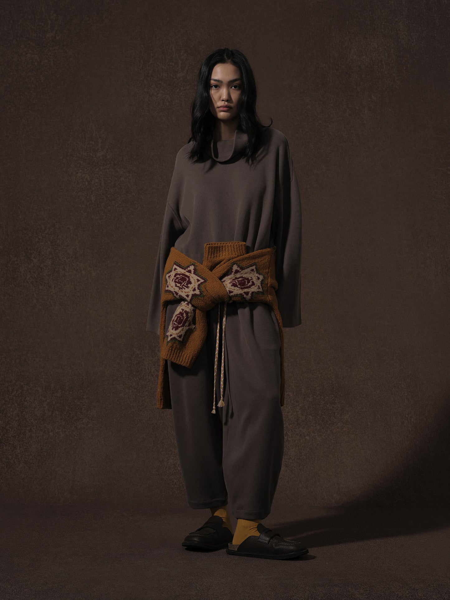 LABELDEL 25AW深灰高领卫衣 卫裤4