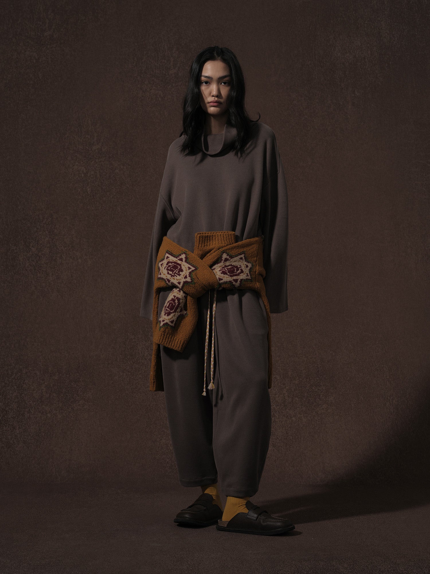 LABELDEL 25AW深灰高领卫衣 卫裤4