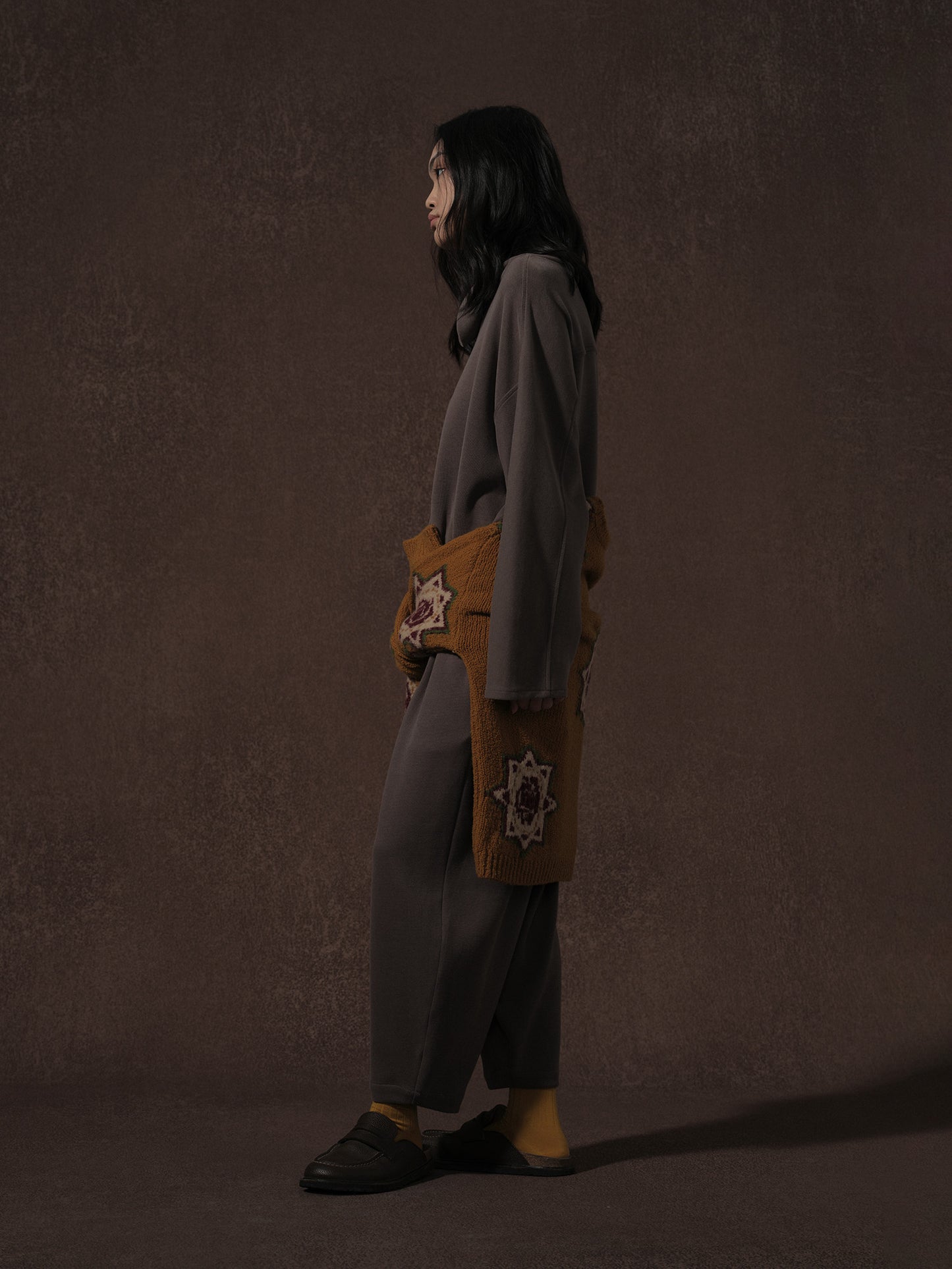 LABELDEL 25AW 深灰高领卫衣 卫裤5