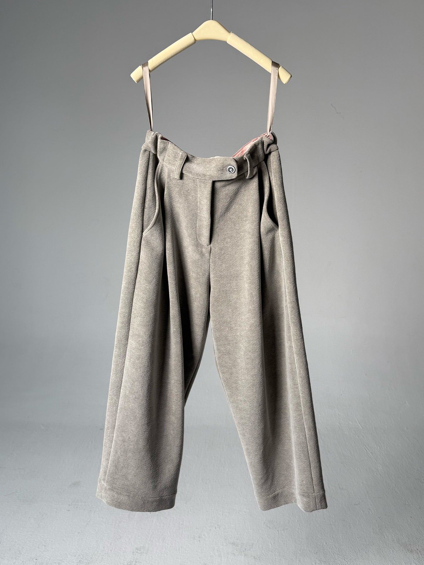 Velveteen Cropped Trousers