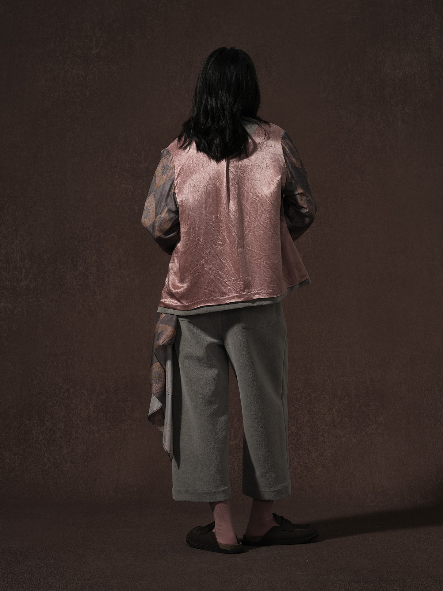 LABELDEL 25AW灰色平绒四袋夹克反 裤子3