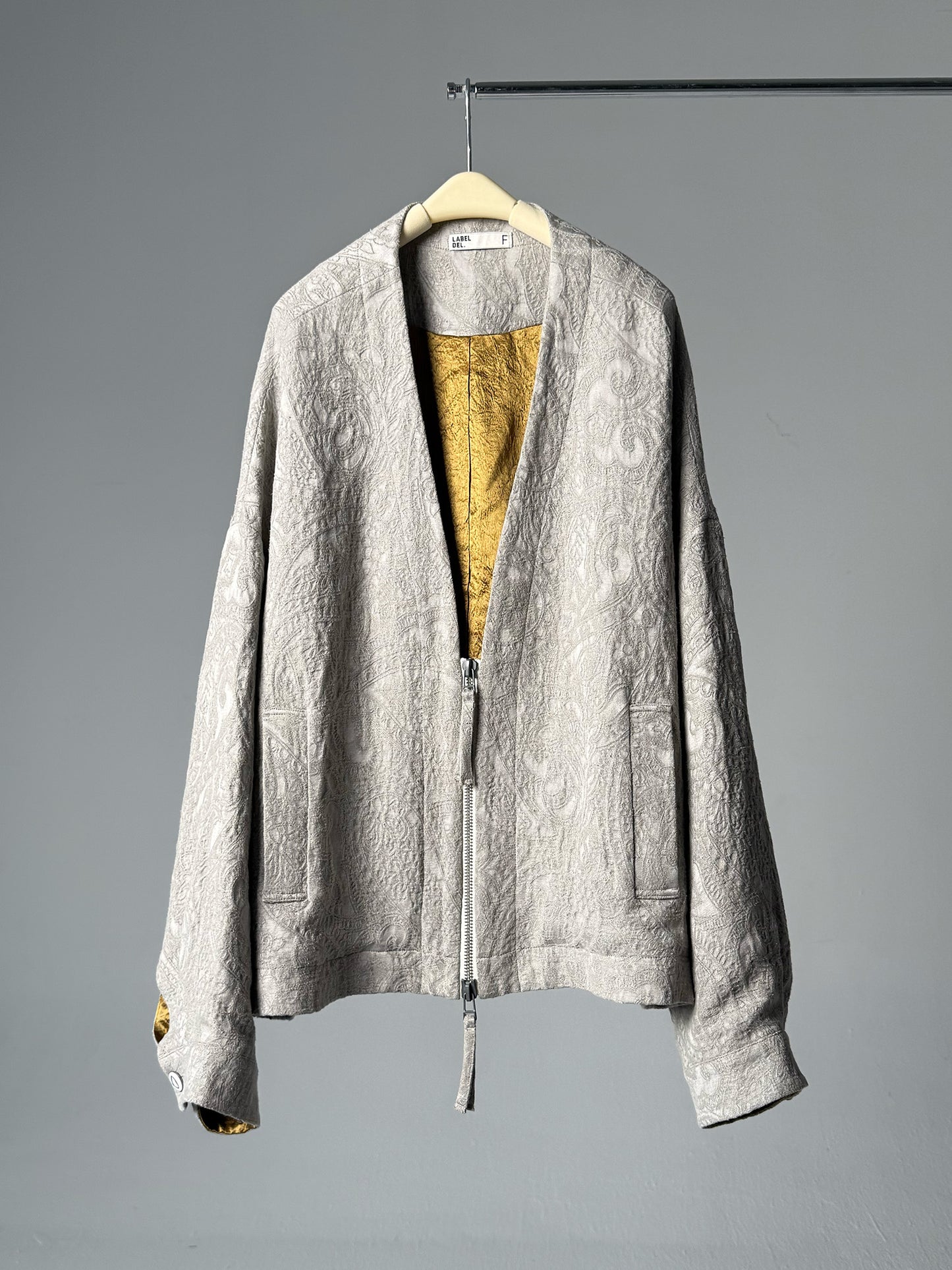 LABELDEL 25AW亚麻提花夹克白底图