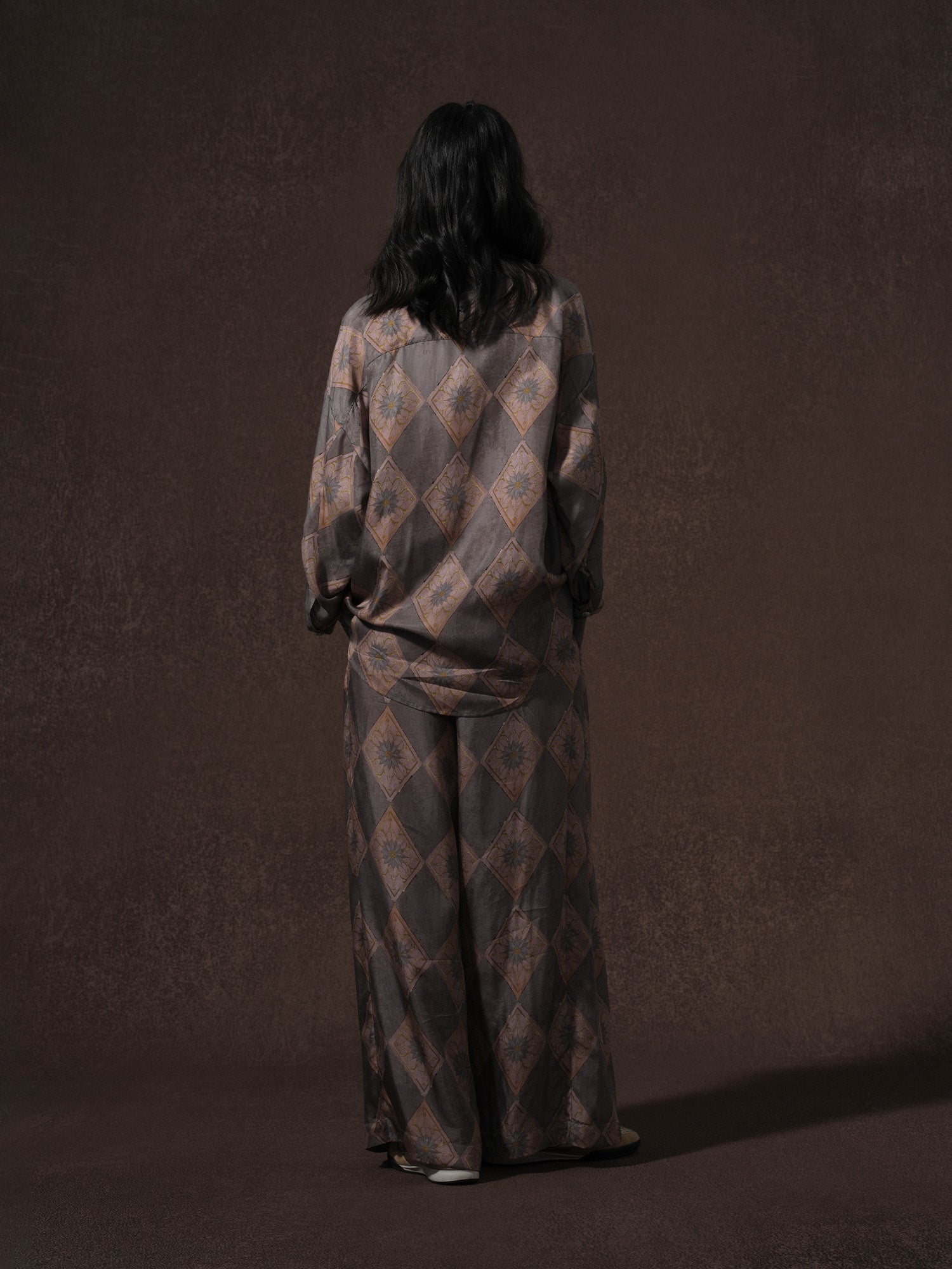 25AW唐纹印花铜氨衬衫和裤子3