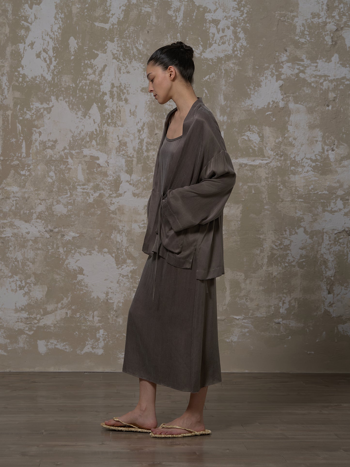 LABELDEL 25SS青灰铜氨道袍2