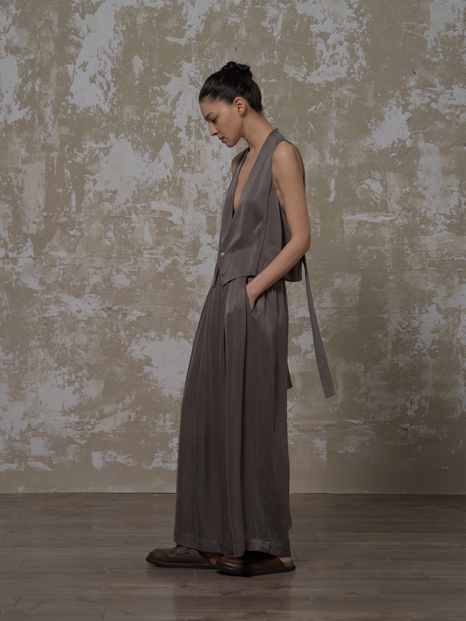 LABELDEL 25SS青灰铜氨马甲2