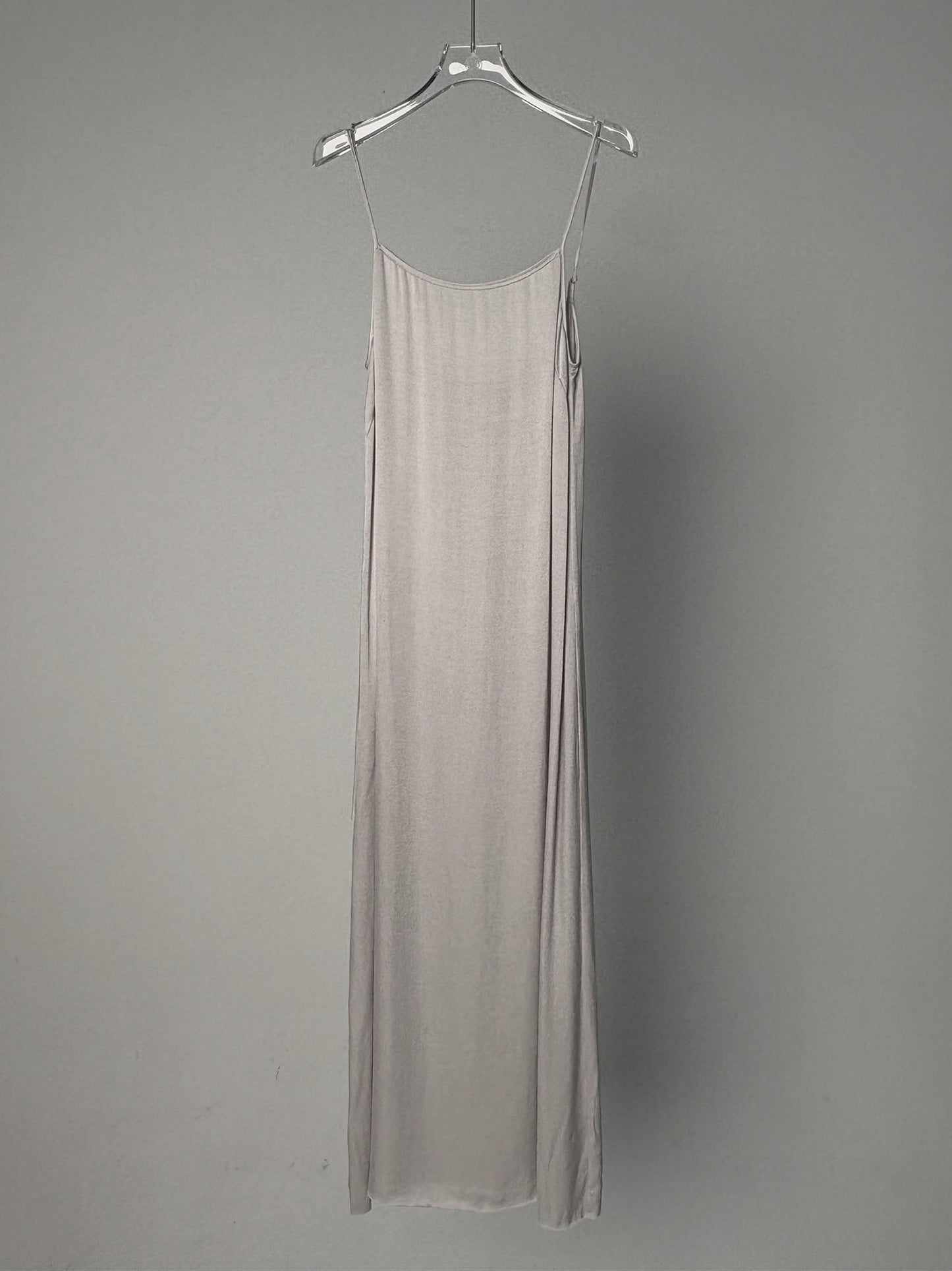 LABELDEL 25SS银灰铜氨连衣裙白底图