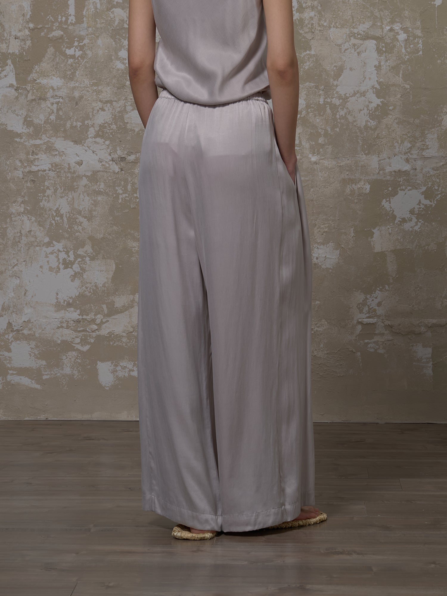 LABELDEL 25SS银灰铜氨长裤3