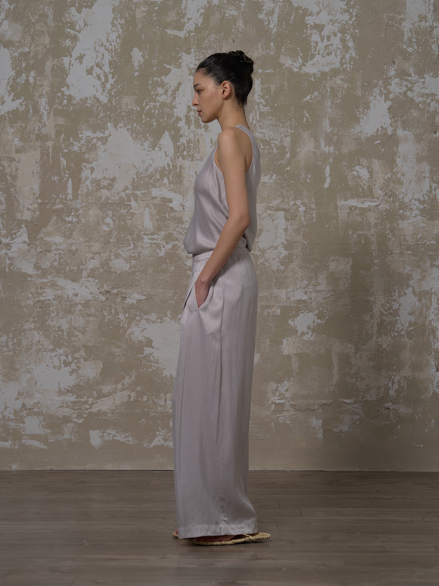 LABELDEL 25SS银灰铜氨长裤5