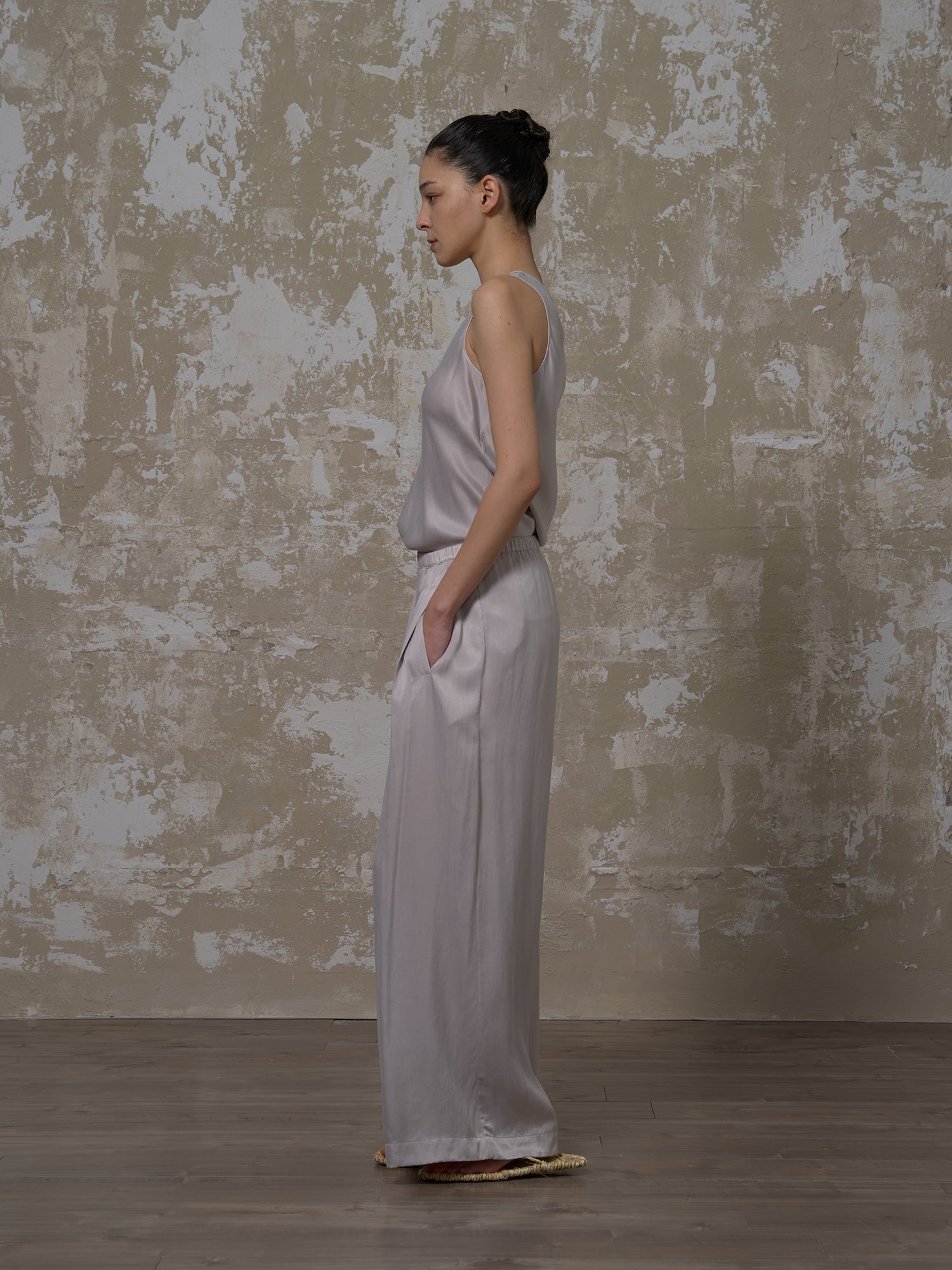 LABELDEL 25SS银灰铜氨长裤5