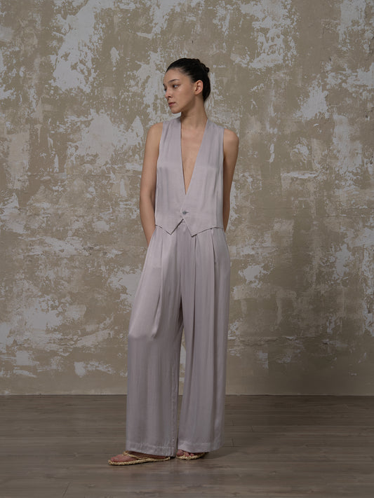 LABELDEL 25SS银灰铜氨马甲1