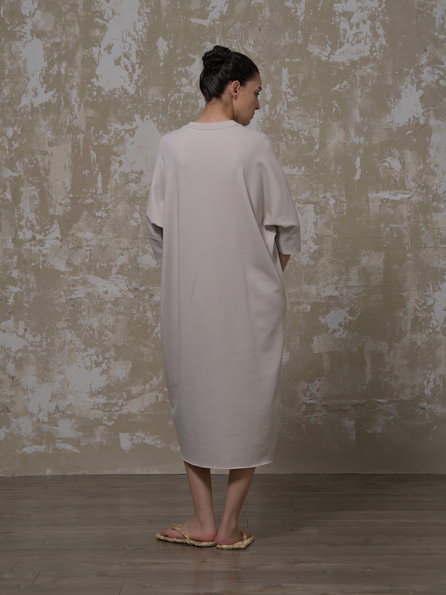 LABELDEL 25SS银灰小花T恤连衣裙3