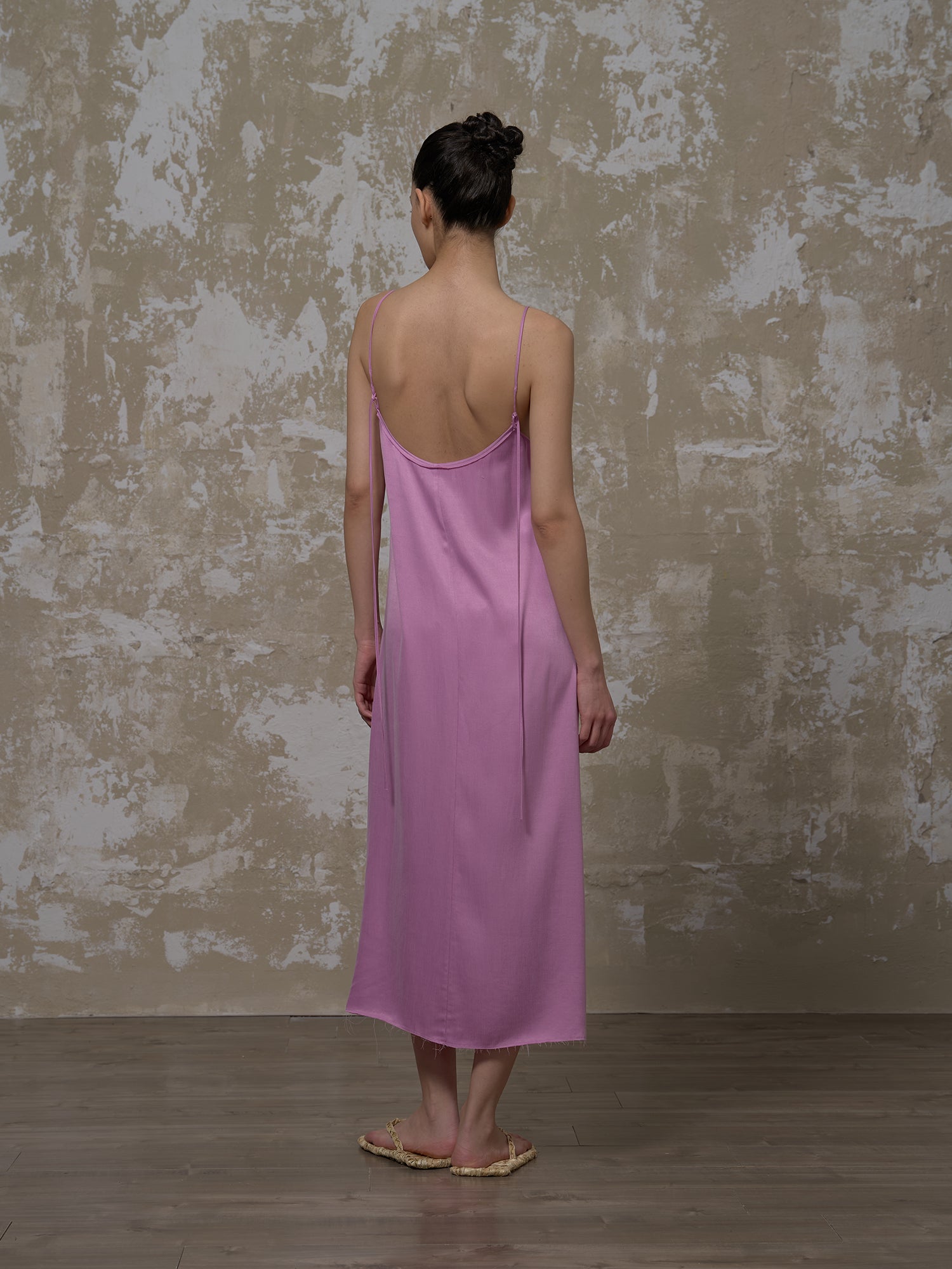 LABELDEL 25SS粉紫铜氨连衣裙3