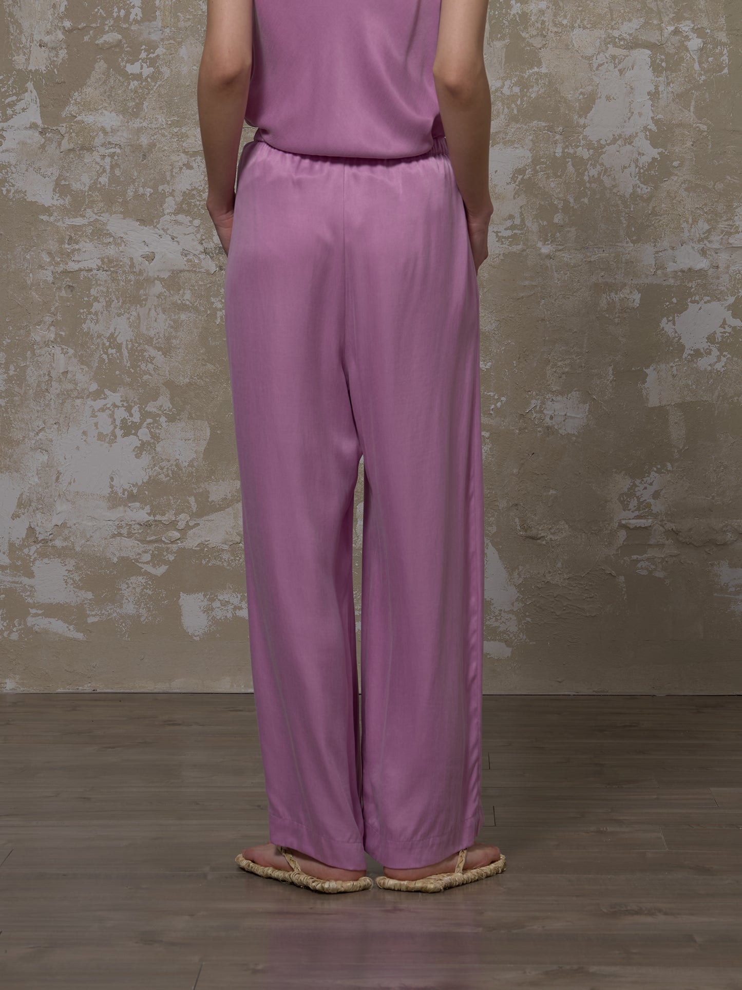 LABELDEL 25SS粉紫铜氨长裤3