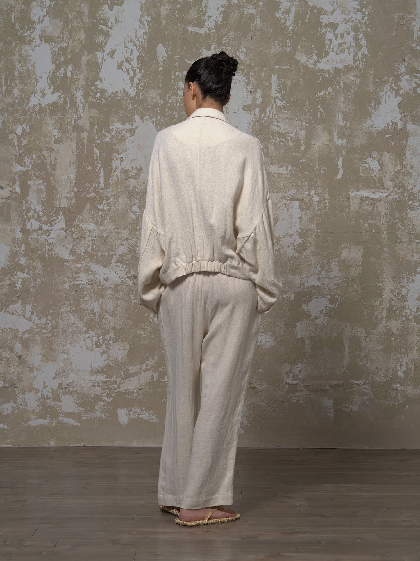 LABELDEL 25SS白色亚麻西装4