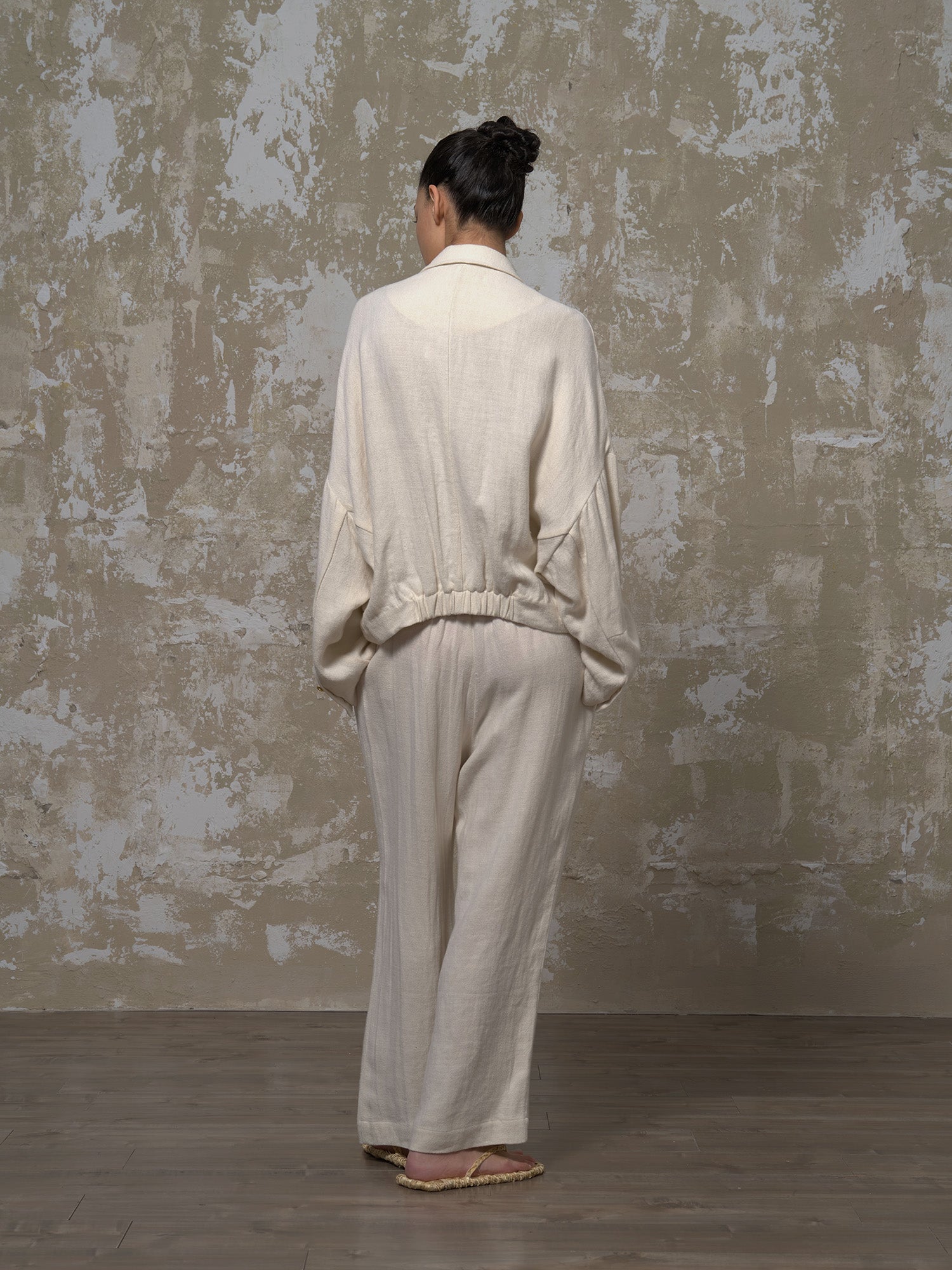 LABELDEL 25SS白色亚麻西装4